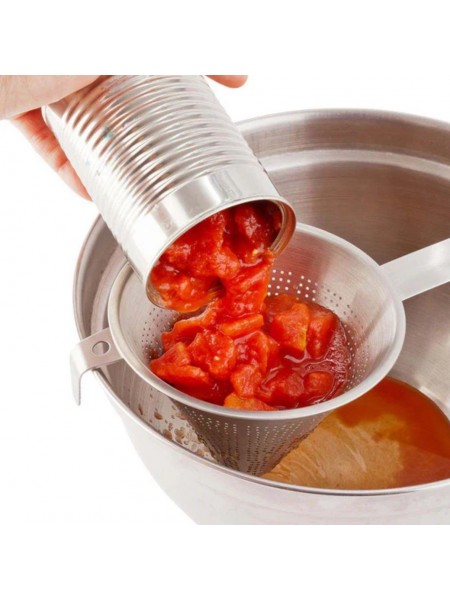 Дуршлаг с ручкой, конусный, D-16 см, нержавеющая сталь, Paderno. (41925-16)