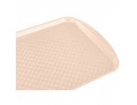 Поднос столовый, 420х300 мм бежевый полистирол, Рестола. (422106707)
