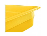 Гастроемкость 1/2-65 (32х26х6,5 см) цвет желтый, полипропилен, Рестола. (422107406)