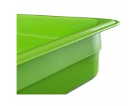 Гастроемкость 1/2-65 (32х26х6,5 см) цвет зеленый, полипропилен, Рестола. (422107409)