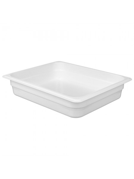 Гастроемкость 1/2-65 (32х26х6,5 см) поплипропилен, белая, Рестола. (422107416)