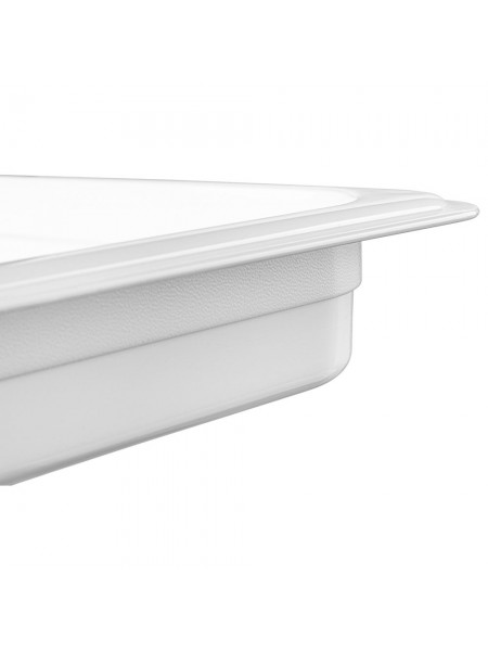 Гастроемкость 1/2-65 (32х26х6,5 см) поплипропилен, белая, Рестола. (422107416)