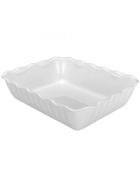 Блюдо для выкладки продуктов на витрине 33х26,5х8 см, цвет белый, САН-пластик, Рестола. (422108216)