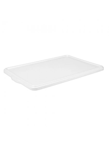 Крышка для лотка для теста 665х440х28 мм, цвет белый, полипропилен, Рестола. (422108616)
