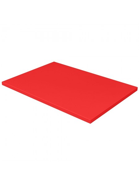 Красная кухонная поварская разделочная доска профессиональная, 60х40х1,8 см, полипропилен, Рестола. (422111204) (422111204)