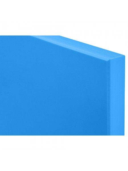 Синяя кухонная поварская разделочная доска профессиональная, 60х40х1,8 см, полипропилен, Рестола. (422111217) (422111217)