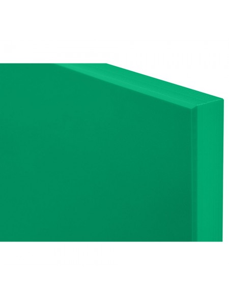 Зеленая кухонная поварская разделочная доска профессиональная, 50х35х1,8 см, полипропилен, Рестола. (422111309) (422111309)