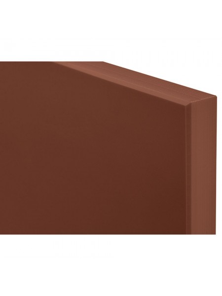 Коричневая кухонная поварская разделочная доска профессиональная, 50х35х1,8 см, полипропилен, Рестола. (422111314) (422111314)