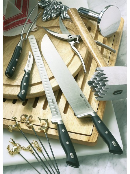 Кухонный молоток для отбивания мяса, 32 см, 0.6 кг, алюминий, деревянная ручка, Paderno. (42508-00)