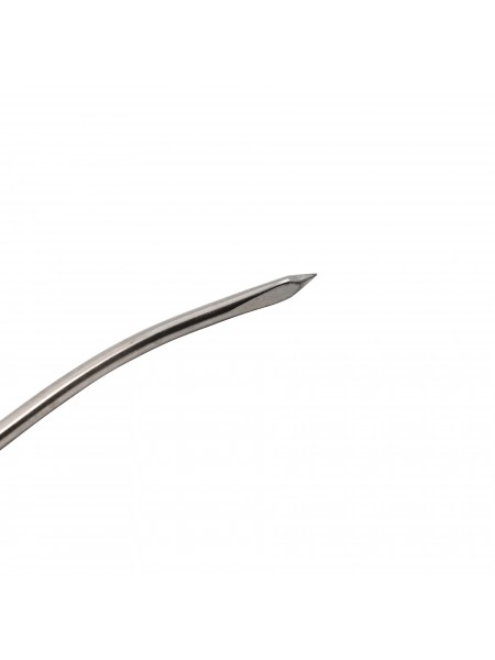 Игла шпиговальная изогнутая, L 20 см, нержавеющая сталь, Paderno. (42516-20)