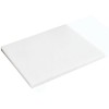Белая кухонная поварская разделочная доска профессиональная, 32х26,5х2 см, полиэтилен, Paderno. (42522-00)
