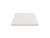 Белая кухонная поварская разделочная доска профессиональная, 32х26,5х2 см, полиэтилен, Paderno. (42522-00)