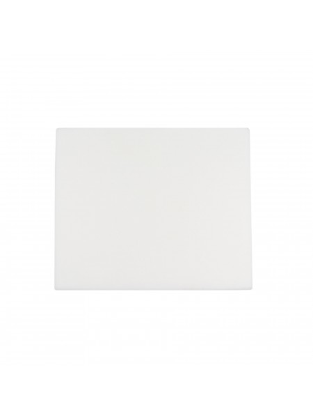 Белая кухонная поварская разделочная доска профессиональная, 32х26,5х2 см, полиэтилен, Paderno. (42522-00)