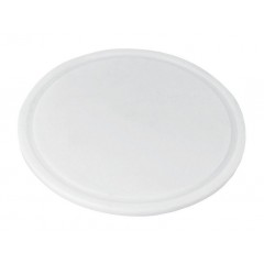 Белая круглая разделочная доска, D-32,5 см, H-1,5 см, полиэтилен, Paderno. (42535-32)