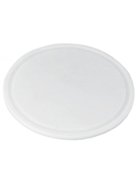 Белая круглая разделочная доска, D-49 см, H-1,5 см, полиэтилен, Paderno. (42535-49)