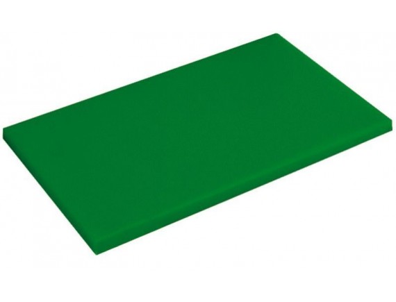 Зеленая поварская разделочная доска, 60х40х2 см, полиэтилен, Paderno. (42539-05)