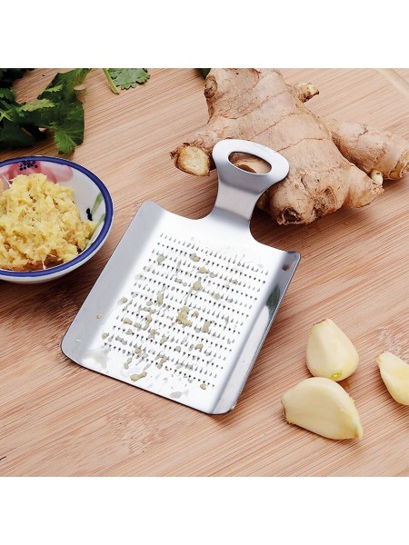 Терка для васаби, имбиря, чеснока, 11х7,5 см, нерж.сталь, Paderno. (42555-11)