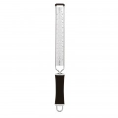 Терка ручная с нескользящей ручкой, 4х22 см, для сыра/шоколада, нержавеющая сталь, Paderno. (42560-01)