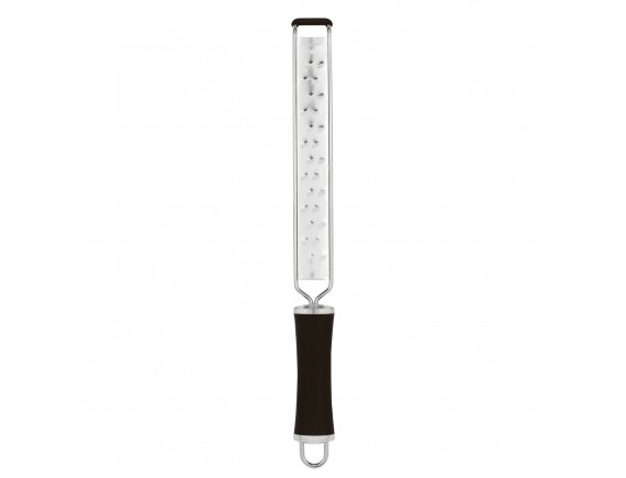 Терка ручная с нескользящей ручкой, 4х22 см, для цедры/морковки, нержавеющая сталь, Paderno. (42560-02)