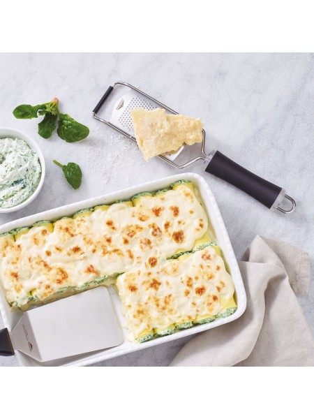 Терка для овощей, сыра, шоколада, 7х13 см, L-32,5 см, с нескользящей ручкой, нержавеющая сталь, Paderno. (42560-08)