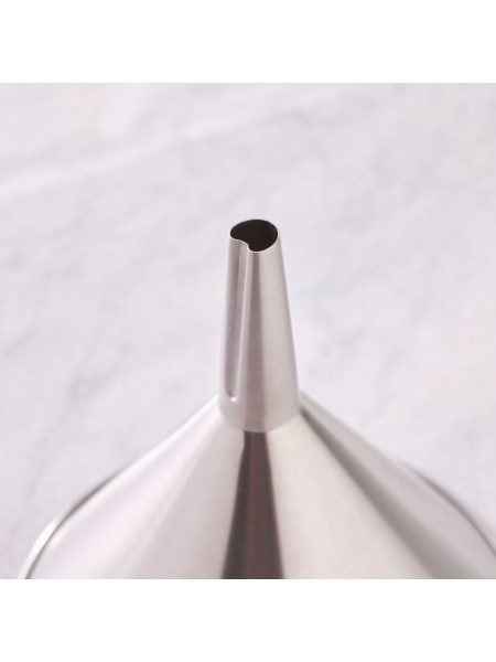 Воронка бытовая кухонная, D-12 см, нержавеющая сталь, Paderno. (42562-12)