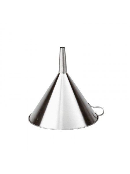 Воронка бытовая кухонная, D-16 см, нержавеющая сталь, Paderno. (42562-16)