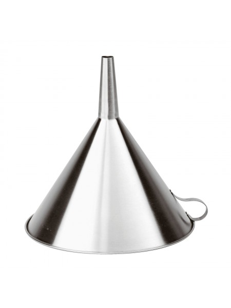 Воронка бытовая кухонная, D-25 см, нержавеющая сталь, Paderno. (42562-25)