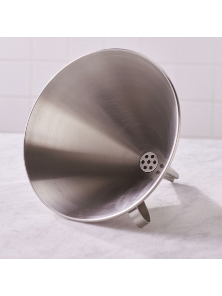 Воронка бытовая кухонная, D-25 см, нержавеющая сталь, Paderno. (42562-25)