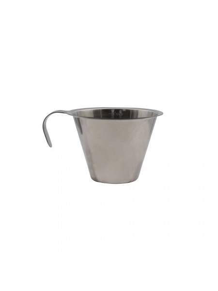 Стакан мерный для жидкостей и муки, 0,25 л, 10х7 см, нержавеющая сталь, Paderno. (42581-03)