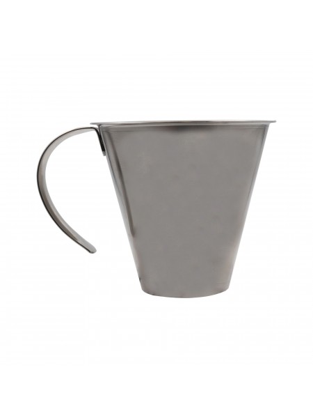 Стакан мерный для жидкостей и муки, 0,5 л, 11,5х11 см, нержавеющая сталь, Paderno. (42581-05)