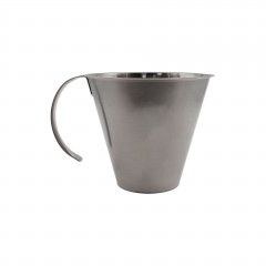 Стакан мерный для жидкостей и муки, 1 л, 15х13 см, нержавеющая сталь, Paderno. (42581-10)