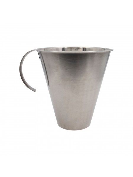 Стакан мерный для жидкостей и муки, 2 л, 17х19 см, нержавеющая сталь, Paderno. (42581-20)