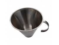 Стакан мерный для жидкостей и муки, 2 л, 17х19 см, нержавеющая сталь, Paderno. (42581-20)