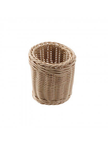 Стакан для столовых приборов D-12 см, H-14 см, полиротанг, Paderno. (42584-01)