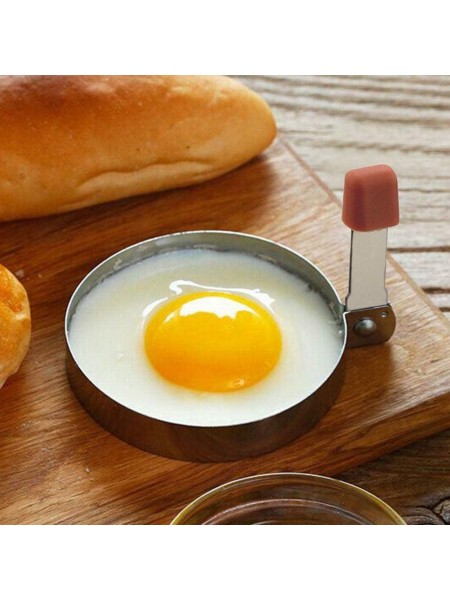 Форма для яичницы, Круг 8х1,5 см, 2 штуки, нерж.сталь, Paderno. (42596-02)