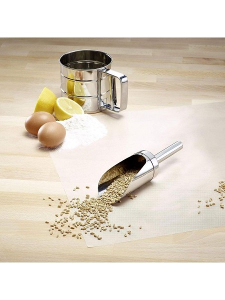 Совок для сыпучих продуктов, 18 см, 0,1 л, нержавеющая сталь, Paderno. (42609-10)
