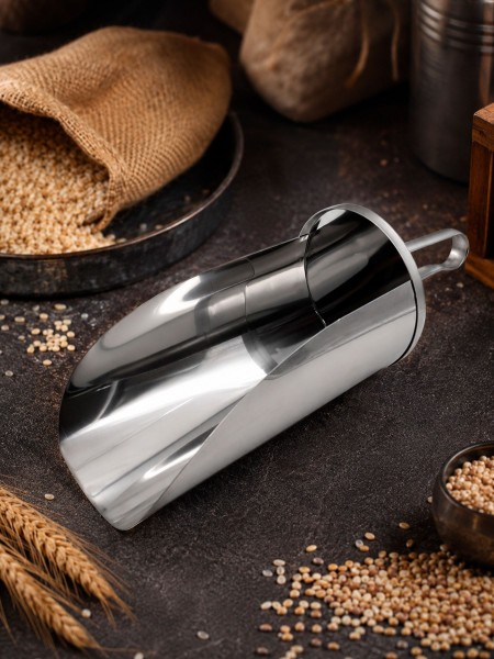 Совок для сыпучих продуктов, 36 см, 1,7 л, нержавеющая сталь, Paderno. (42609-23)