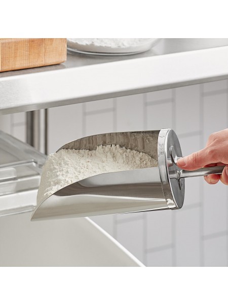 Совок для сыпучих продуктов, 39 см, 2,8 л, нержавеющая сталь, Paderno. (42609-25)