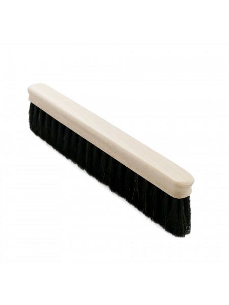 Щетка сметка для муки, 30 см, черный ворс, дерево, конский волос, Paderno. (42614-21)