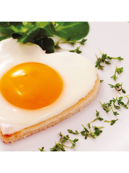 Форма для яичницы, Сердце, 11х1,5 см, с антипригарным покрытием, Paderno. (42650-11)