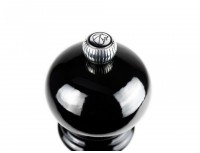 Мельница для соли, 12 см, Paris, деревянная, лакированная, цвет черный, ручная многоразовая, Peugeot. (42667S12)