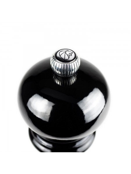 Мельница для соли, 18 см, Paris, деревянная, лакированная, с мет. механизмом, цвет черный, ручная многоразовая, Peugeot. (42667S18)