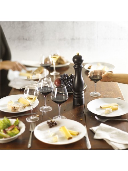 Мельница для соли, 18 см, Paris, деревянная, с мет. механизмом, цвет шоколад, Peugeot. (42746S18)