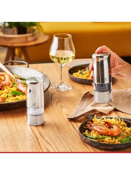 Мельница для соли электрическая, 14 см, Zeli, ABS пластик, Peugeot. (42801S14)