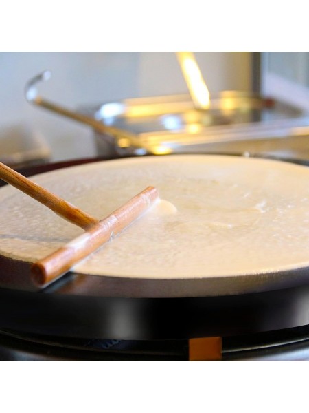 Распределитель для блинного теста (палочка для блинов), 16х19 см, плоский, дерево, Paderno. (42900-24)