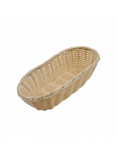 Плетеная сервировочная корзинка для хлеба, 23х10х6 см, полипропилен, Paderno. (42946-23)