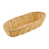 Плетеная хлебница для выкладки пластиковая, 23х10х6 см, полиротанг, Paderno. (42946-23)