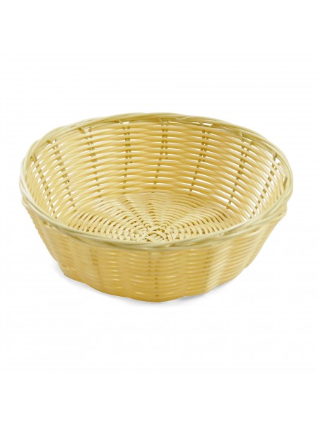 Плетеная сервировочная корзинка для хлеба, 20х7 см, полипропилен, Paderno. (42948-20)