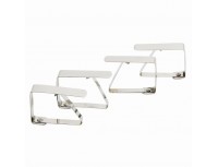 Клипса фуршетная для скатерти, 4 штуки, нержавеющая сталь, Paderno. (42953-04)