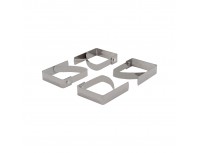 Клипса фуршетная для скатерти, 4 штуки, нержавеющая сталь, Paderno. (42953-04)